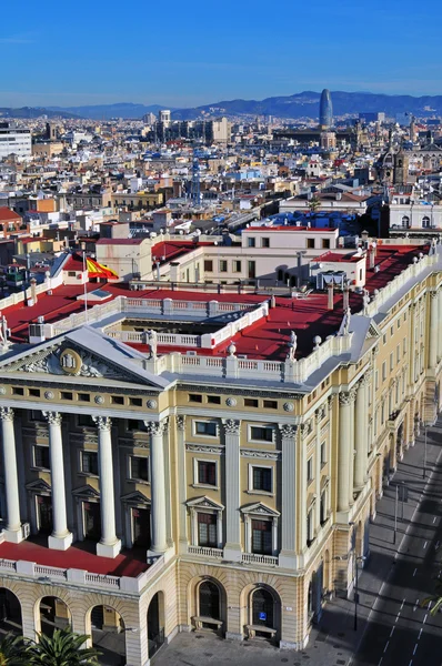 Barcelona Üstten Görünüm — Stok fotoğraf