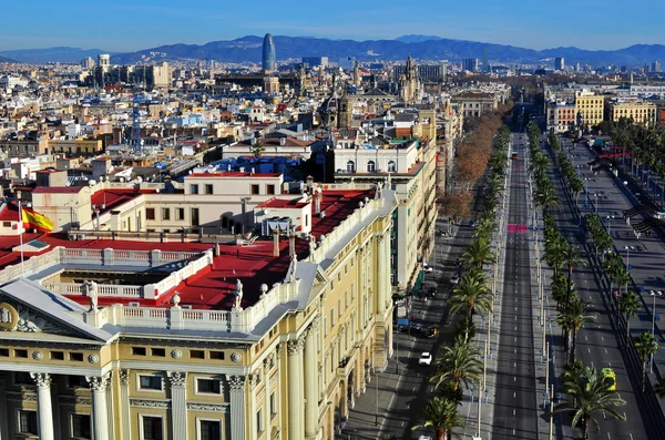 Barcelona cityscape Royalty Free Stock Images