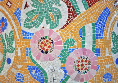 Gaudi tarafından mozaik desen