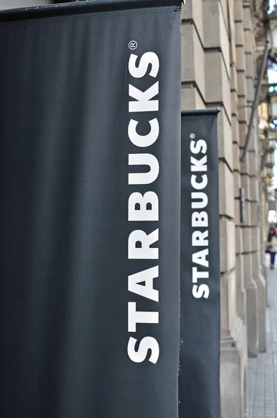 Logótipo da starbucks — Fotografia de Stock