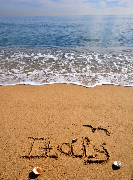 Spiaggia italiana — Foto Stock