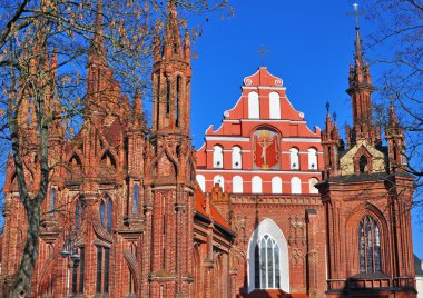 St. Anna ve Bernardinu Kilisesi, Vilnius, Litvanya