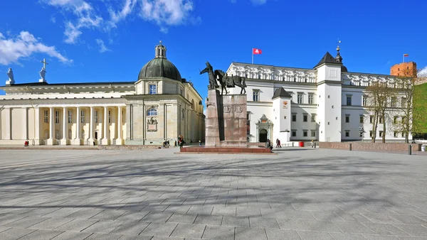 Piața Catedralei din Vilnius, Lituania — Fotografie, imagine de stoc