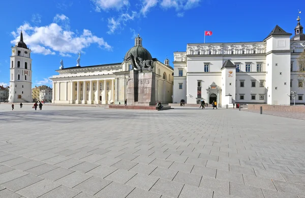 Plaza de la Catedral de Vilna — Foto de Stock