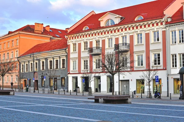 Calle en el casco antiguo de Vilna — Foto de Stock