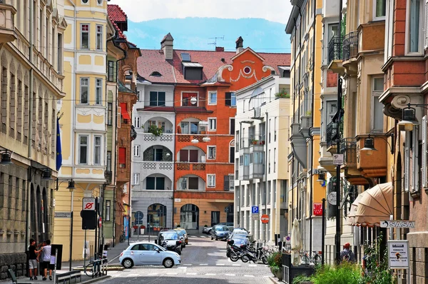 Gamla stan i Bolzano, Italien — Stockfoto