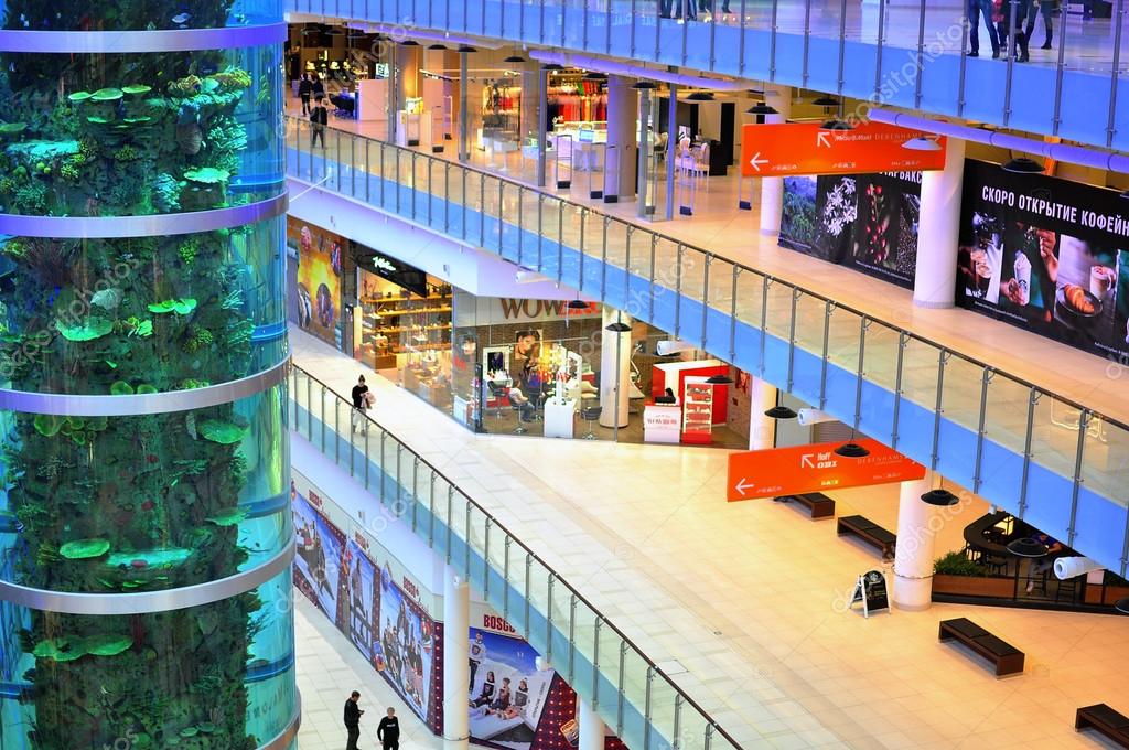 Aviapark shopping centre, Moscow, Russia Stock Editorial Photo