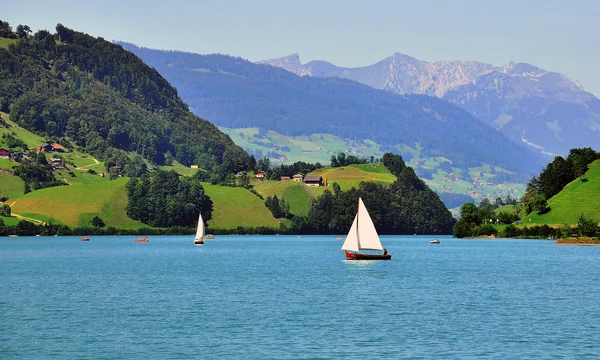 Jezero Lungern — Stock fotografie