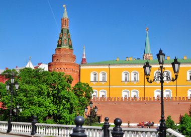 Moskova Kremlin ve Alexander Bahçe