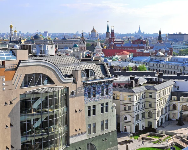 Moskauer Stadtzentrum, von oben — Stockfoto