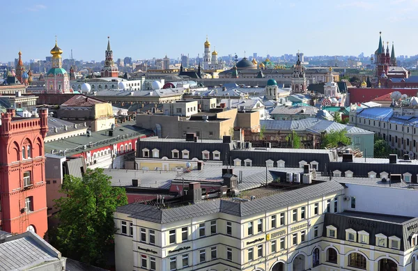 Moskva skyline — Stockfoto