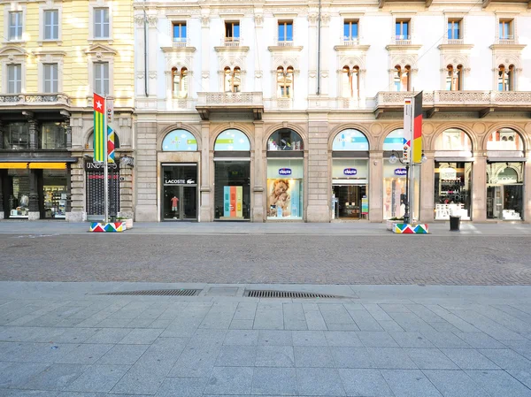 Via Dante street, Milan — Zdjęcie stockowe