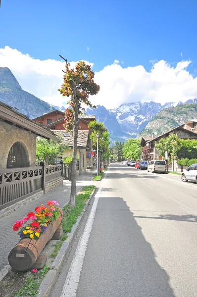 Courmayeur, Itálie — Stock fotografie