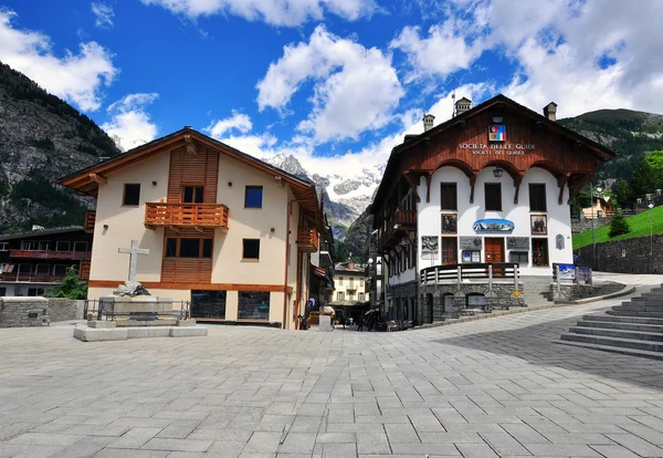 Courmayeur, Aosta, Olaszország — Stock Fotó