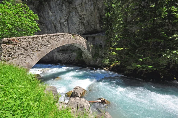 Río de montaña — Foto de Stock