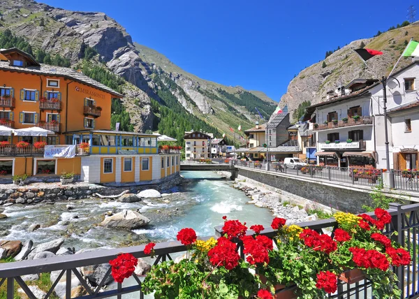 La Thuile, Włochy — Zdjęcie stockowe