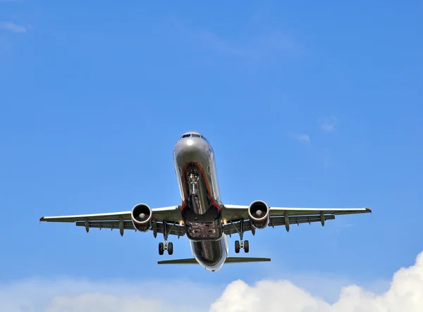 "Аерофлот" літака в небі — стокове фото