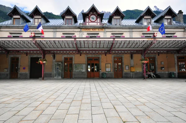 Chamonix railway station, France — Stock Photo, Image