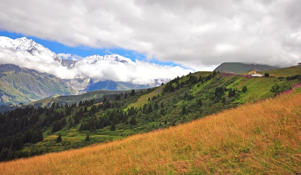 Casa nelle Alpi francesi — Foto Stock