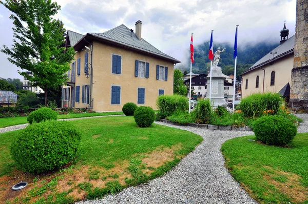 Stad Saint Gervais, Frankrijk — Stockfoto