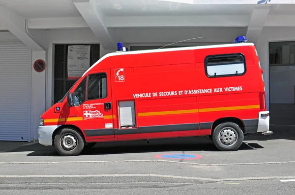 Vehículo de emergencia en Francia — Foto de Stock