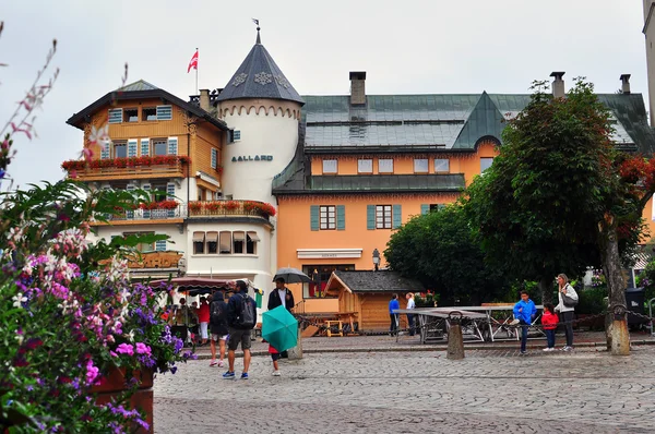 Megeve città, Francia — Foto Stock