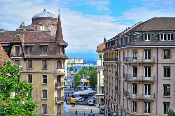 Geneva old town, Switzerland — Stock Photo, Image