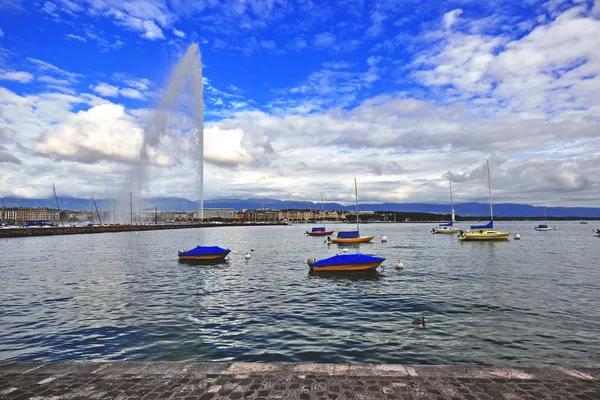 Jet d'eau, Ginevra, Svizzera — Foto Stock