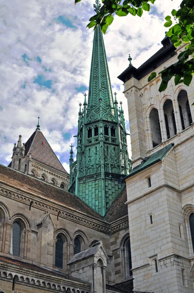 Geneva cathedral, Switzerland — Stock Photo, Image