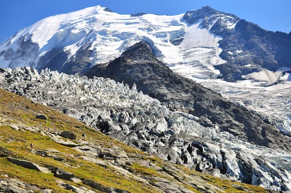 Ledovec v horách — Stock fotografie