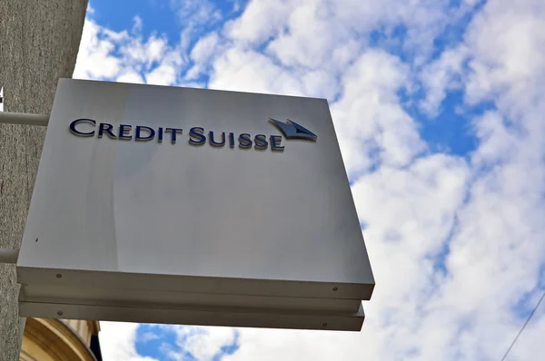 Credit Suisse logotyp Stockbild