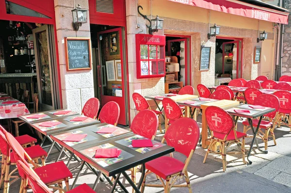 Restaurante francés, Haute Savoie —  Fotos de Stock