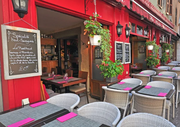 French restaurant, Annecy Stock Photo