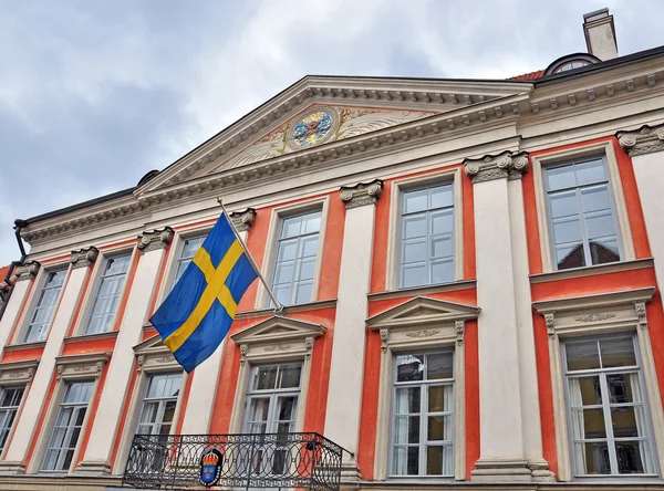 Facade of the Swedish consulate building — Stock fotografie