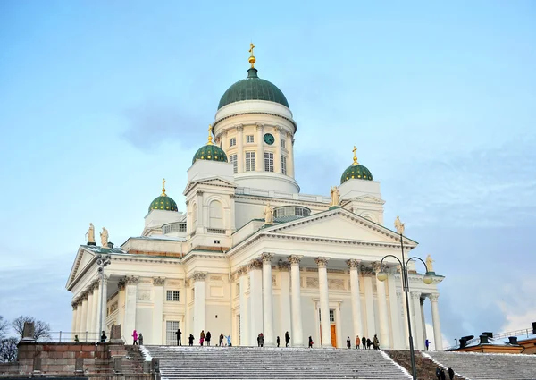 Helsinki cathedral square — Stock Photo, Image