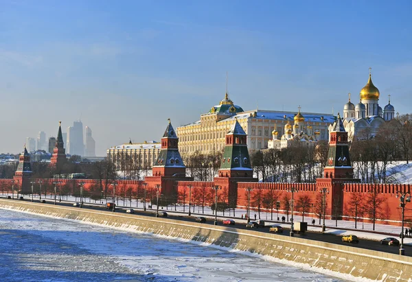 Moscou Kremlin en hiver — Photo