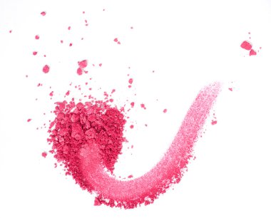 ezilmiş pembe allık