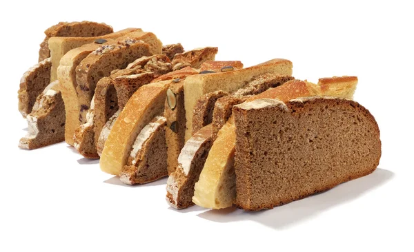 Fatias de pão — Fotografia de Stock