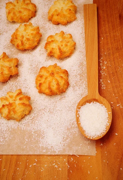 Hindistan cevizi macaroons — Stok fotoğraf