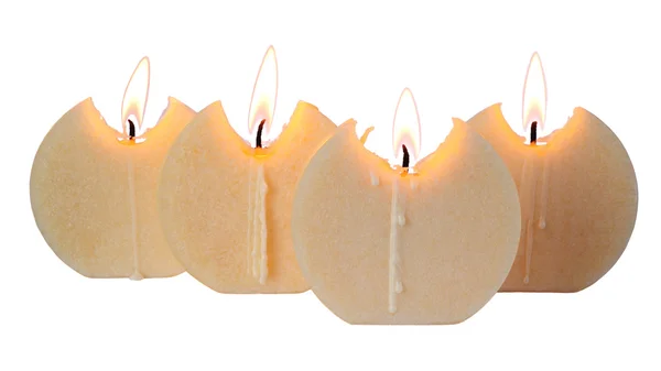Burning candles — Stock Photo, Image