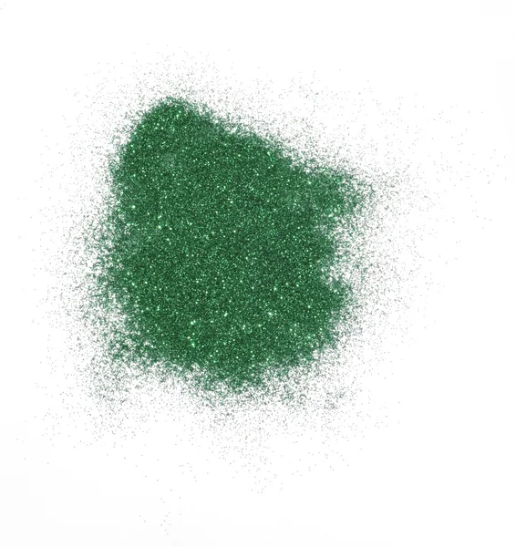 Green glitter — Stock Photo, Image