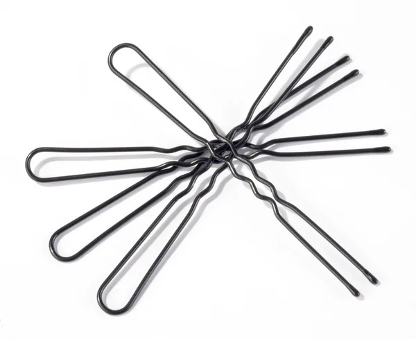 Black hairpins — Stock Photo, Image