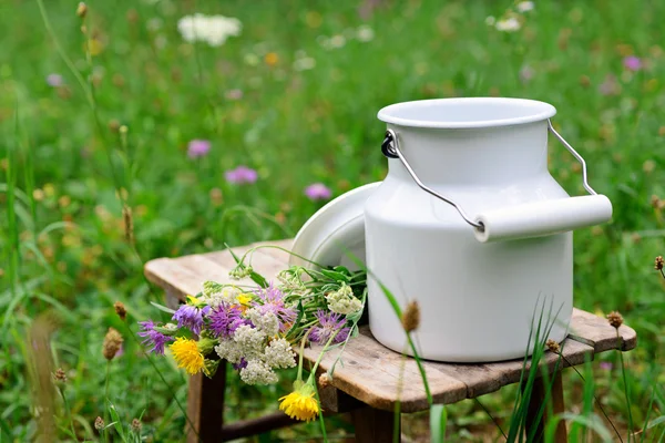 Milk churn — Stock Photo, Image