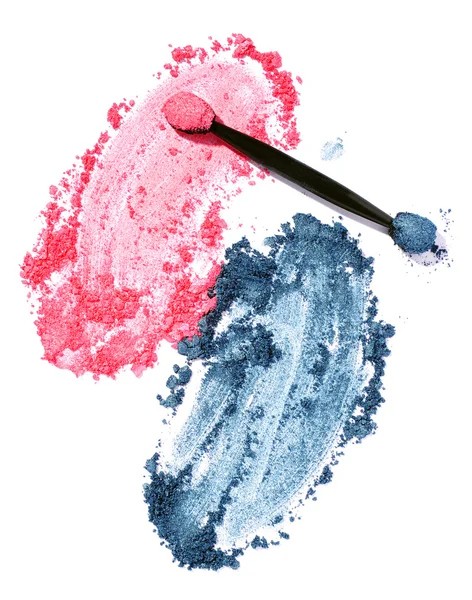 Pink and blue eyeshadow — Stock Photo, Image