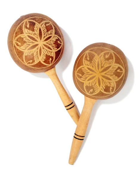 İzole marakas çifti