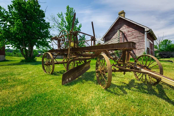 Schöne Aussicht Auf Einen Alten Retro Stil Gehaltenen Bauwagen Für — Stockfoto