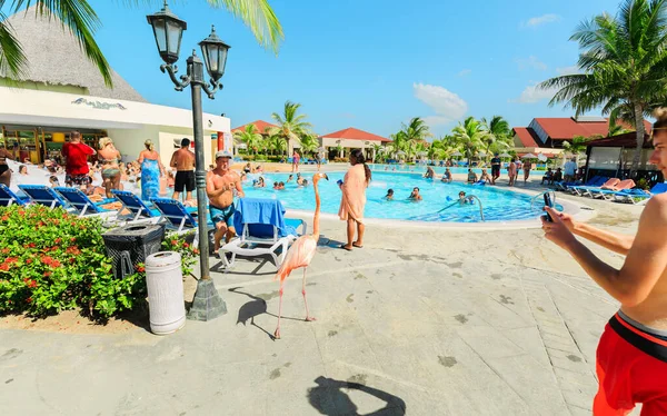Cayo Coco Cuba Memories Caribe Resort Luglio 2016 Persone Che — Foto Stock