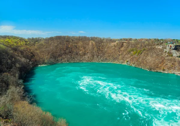 Niagara Falls River Canyon Lagoon Landscape Spring Time Sunny Day — Stock Photo, Image