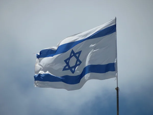Israels flagga Royaltyfria Stockfoton