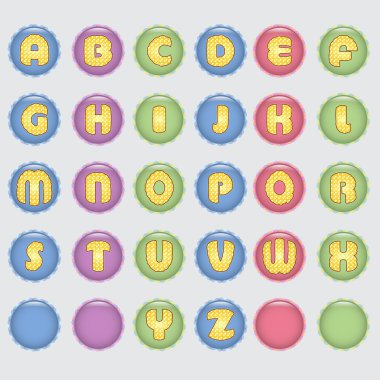 Neşeli çocuk alfabesi